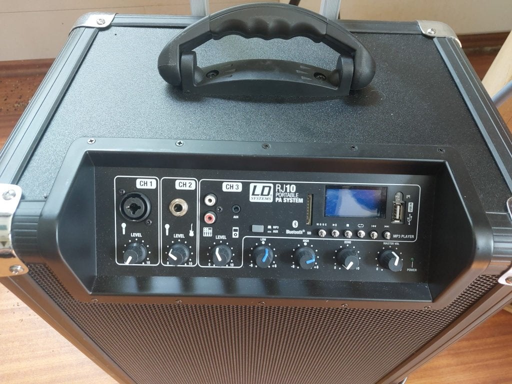 LD Systems Road Jack 10 BUSKER AMP, Muziek en Instrumenten, Ophalen, Zo goed als nieuw, Minder dan 5 kanalen, Microfooningang