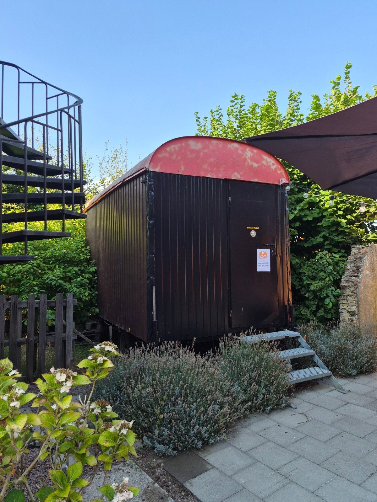 TE KOOP – ingerichte pipowagen / extra ruimte/lokaal, Tuin en Terras, Tuinhuizen, Ophalen, Overige typen, 1 raam, 250 tot 300 cm