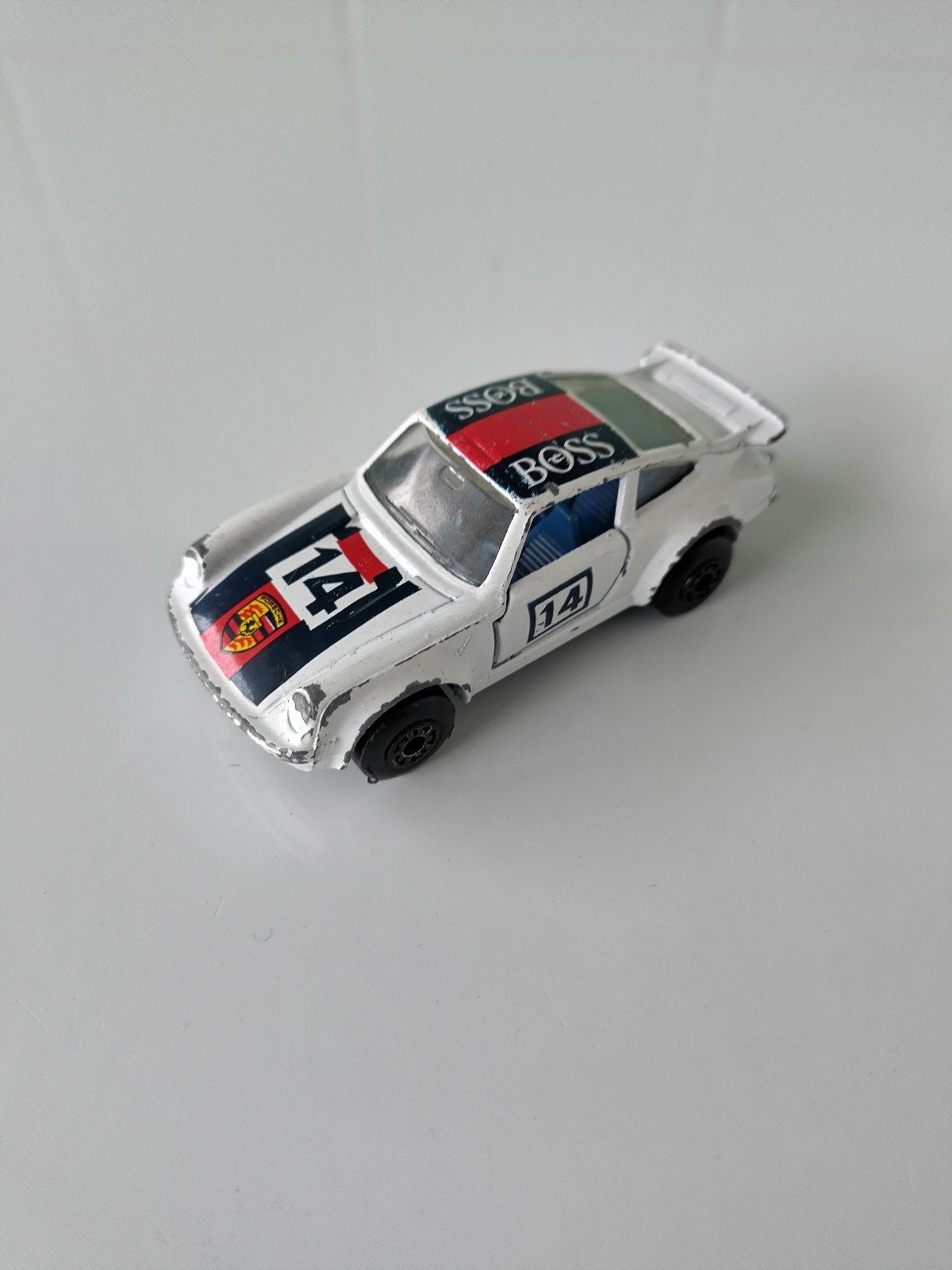 Vintage Matchbox Porsche Turbo AFHALING LEES BESCHRIJVING, Hobby & Loisirs créatifs, Voitures miniatures | 1:50, Enlèvement, Utilisé