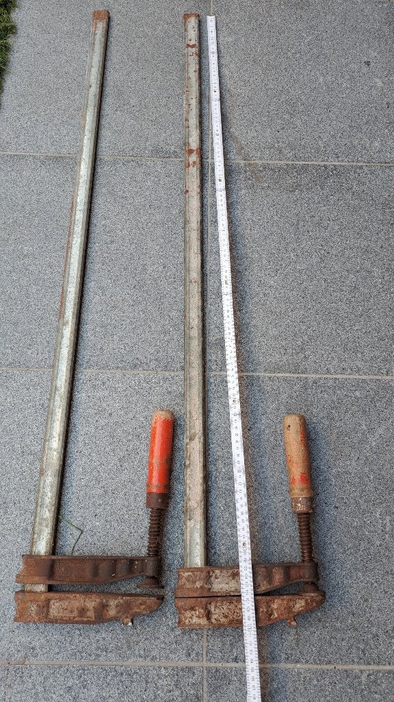 Spanvijzen, sergeanten, handvijzen 110cm, Ophalen