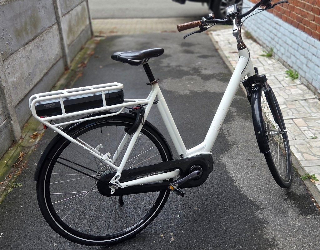 Oxford elektrische fiets met Shimano middenmotor, Fietsen en Brommers, Ophalen, Zo goed als nieuw, 50 km per accu of meer