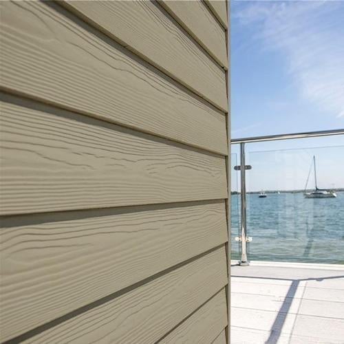 Lot Cedral lap wood sidings C57 vintage beige 10x190x3600cm, Ophalen, Kunststof, Overige typen, Nieuw