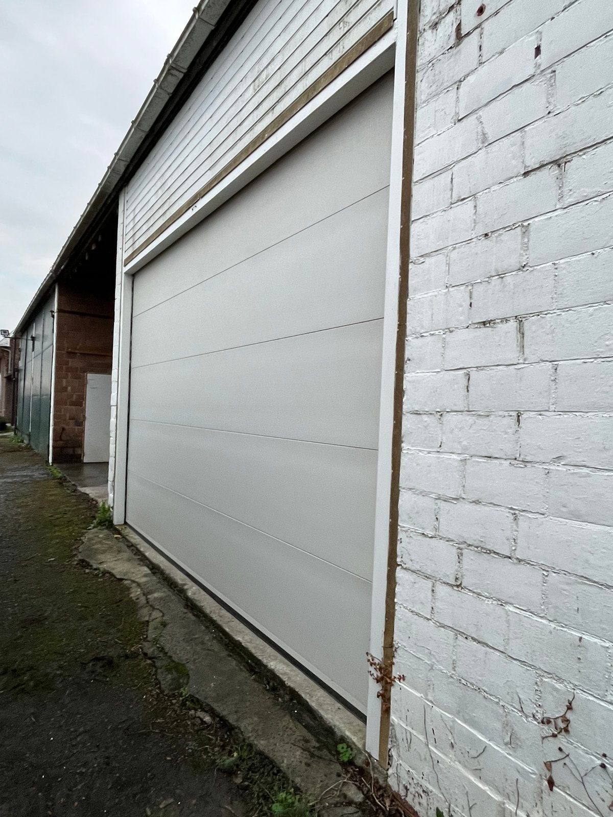 Sectionale poort sommer, Doe-het-zelf en Bouw, Rolluiken, Ophalen, Gebruikt