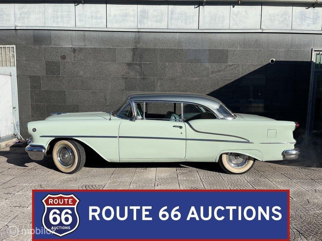 Oldsmobile 88 | 1955 | Route 66 Auctions, Zwart, Bedrijf, Handgeschakeld, Overige carrosserie