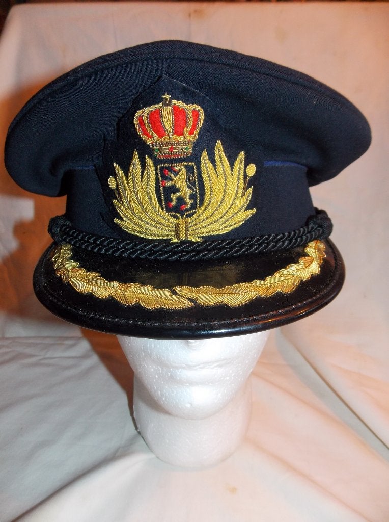 Colonel logistique d'ABL Kepi Ghilain + Lot, Enlèvement ou Envoi, Armée de terre, Casque ou Béret
