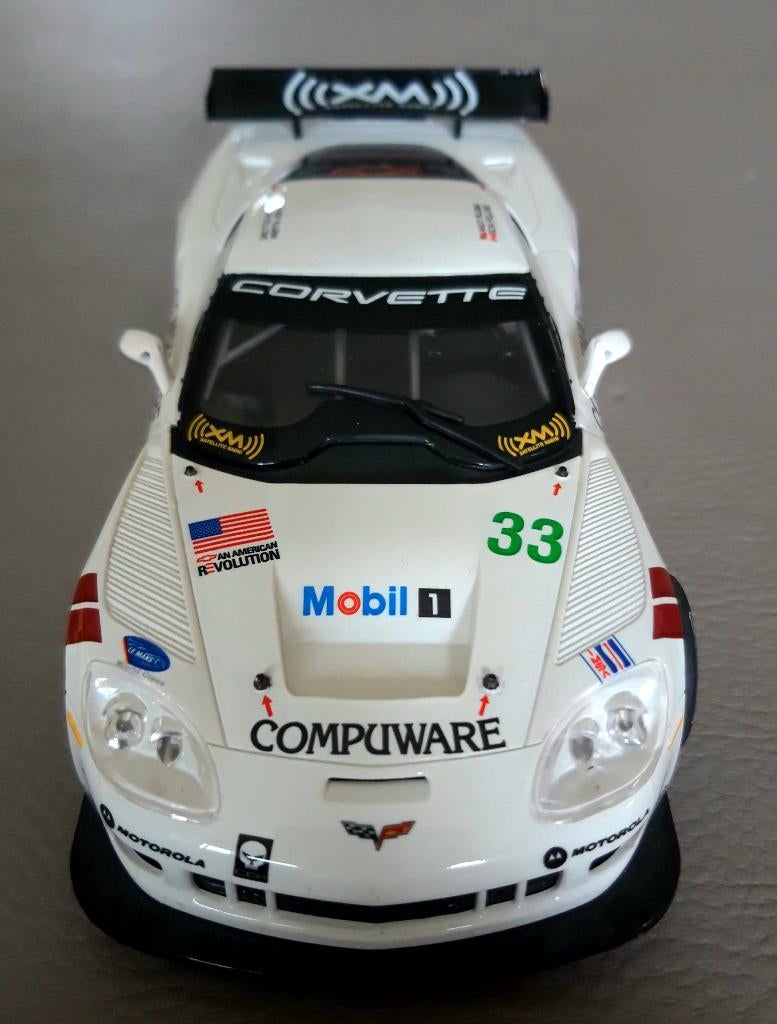 SCALEXTRIC - SCX - CORVETTE  C6R blanche 2005, Enlèvement