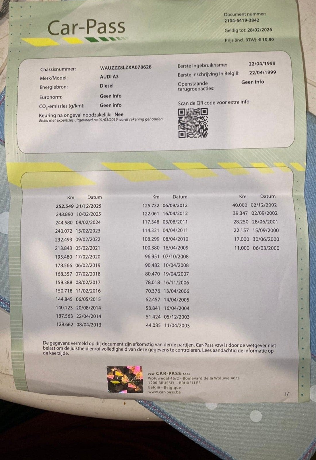 garage ondergoud  audi a3 1,9tdi, Particulier, Te koop, A3