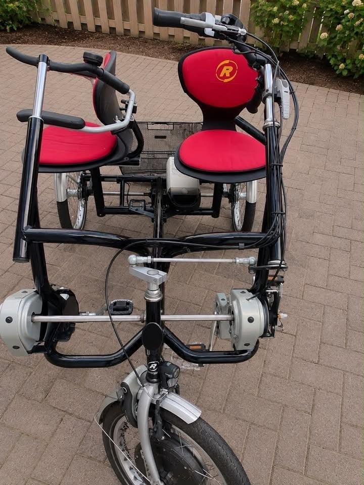 E- Van Raam Fun to Go avec batterie de 880 Wh., Vélos & Vélomoteurs, Enlèvement ou Envoi, Utilisé