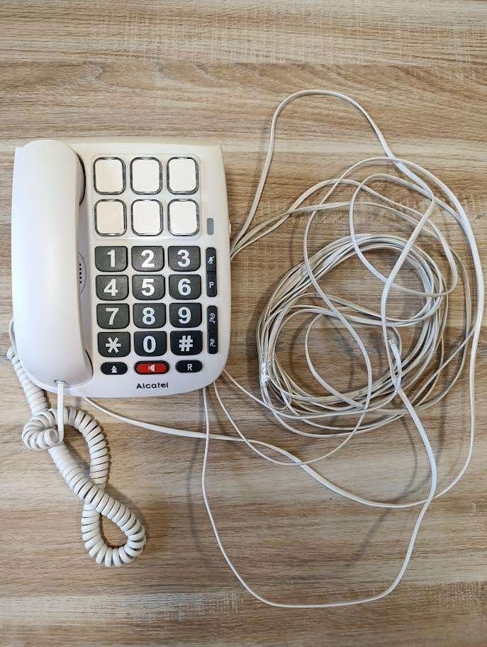 telefoon grote toetsen Alcatel, Telecommunicatie, Vaste telefoons | Niet Draadloos, Ophalen, Zo goed als nieuw