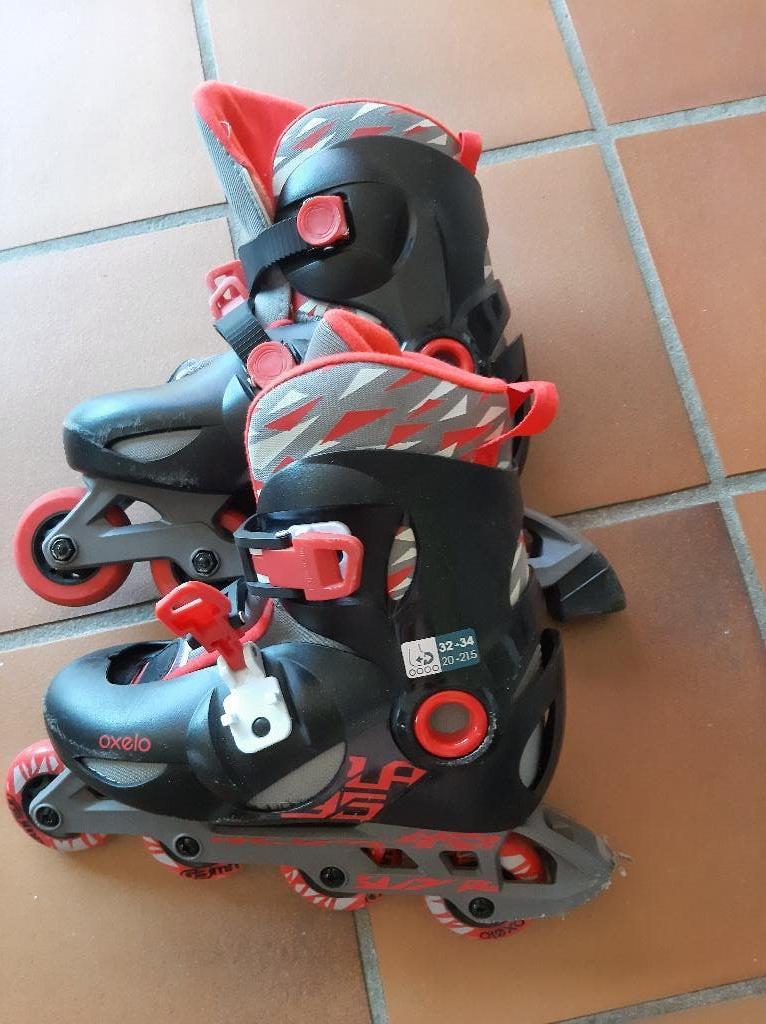 Rollers Decatlon, Sport en Fitness, Gebruikt, Kinderen, Inline skates 4 wielen, Ophalen