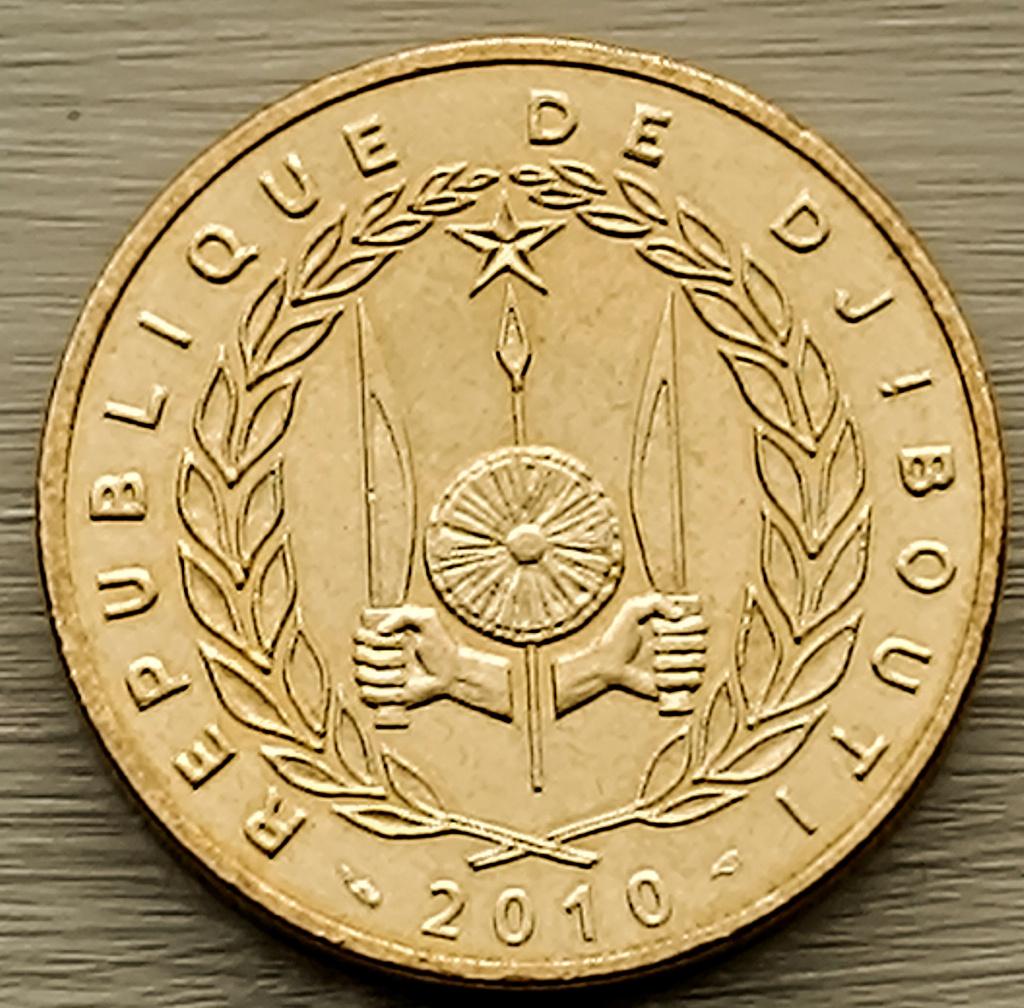 munt Djibouti 500 francs 2010, Postzegels en Munten, Munten | Afrika, Ophalen of Verzenden