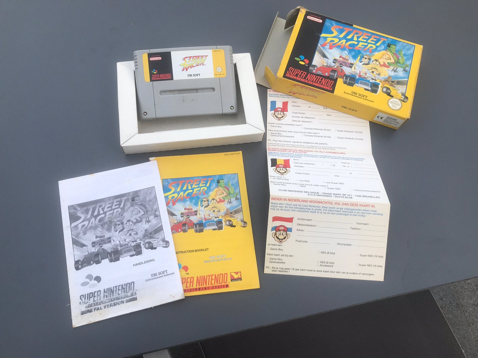 Streetracer (snes), 3 spelers of meer, Ophalen of Verzenden, Gebruikt, Racen en Vliegen