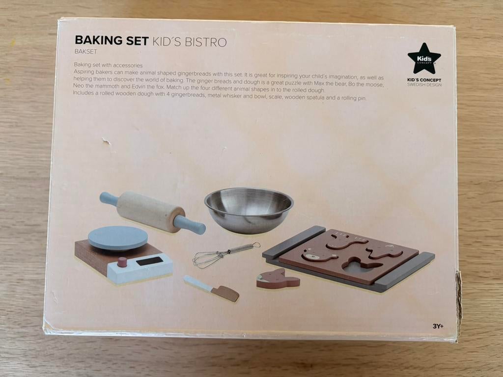 Houten speelgoed bakset, Ophalen, Gebruikt