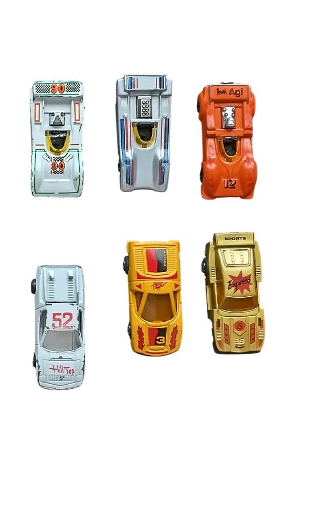 6 petites voitures vintage année 80-90, Enlèvement