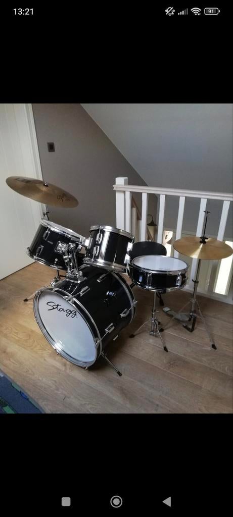 Drumstel Stagg kinderformaat, Muziek en Instrumenten, Ophalen