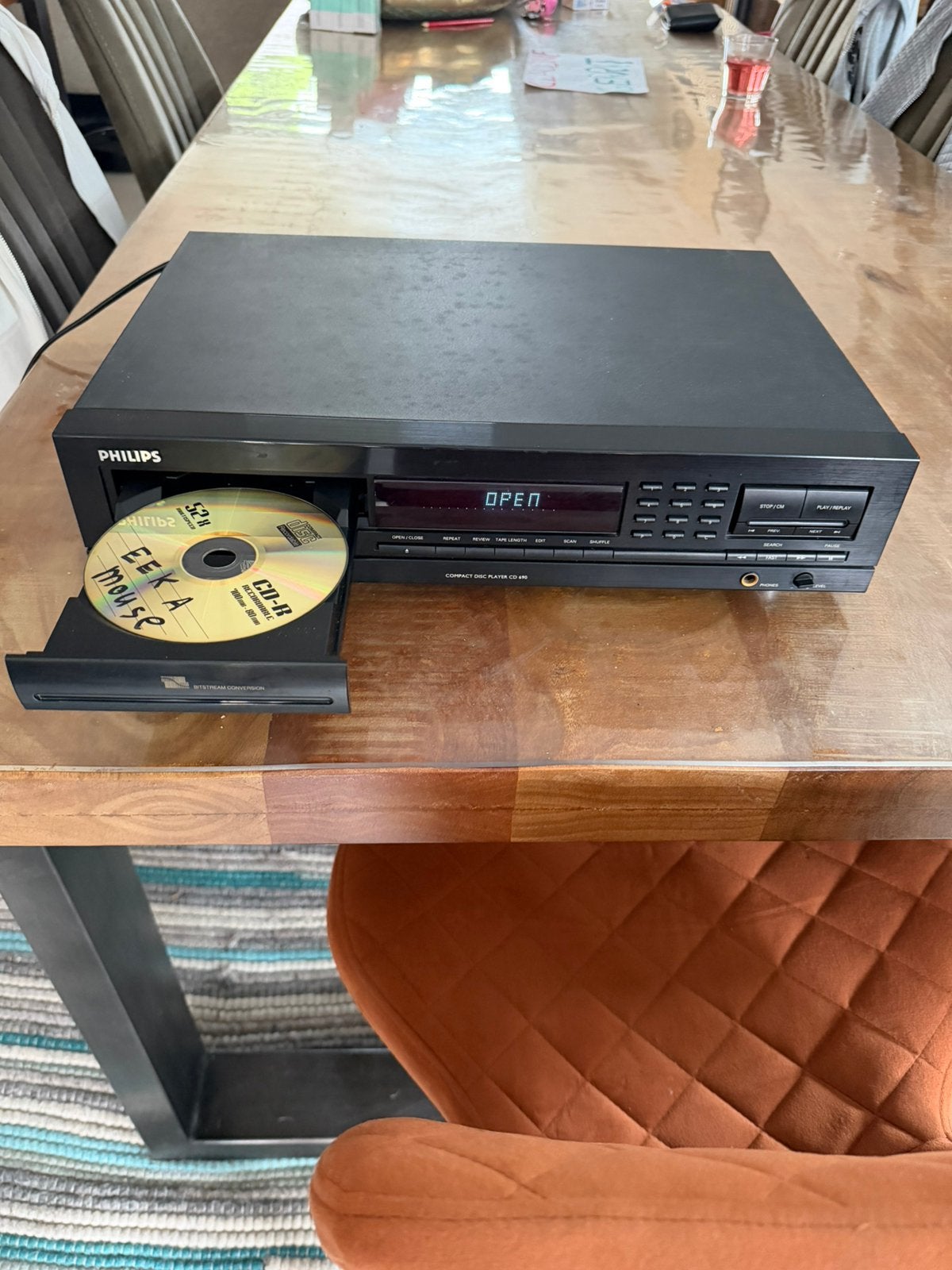 Philips CD 690 CD690 cd speler high end, Audio, Tv en Foto, Ophalen of Verzenden, Zo goed als nieuw, Philips