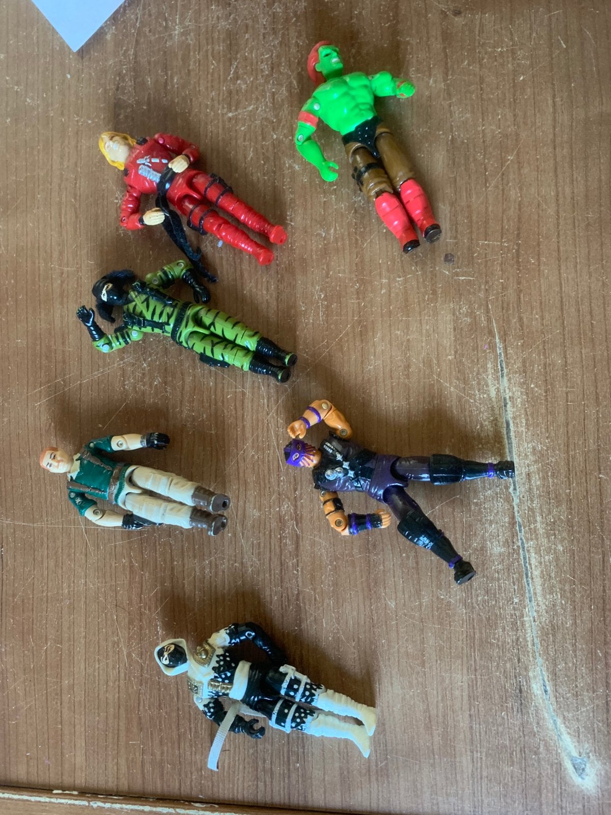 6 figuren GI JOE, Verzamelen, Ophalen of Verzenden, Gebruikt