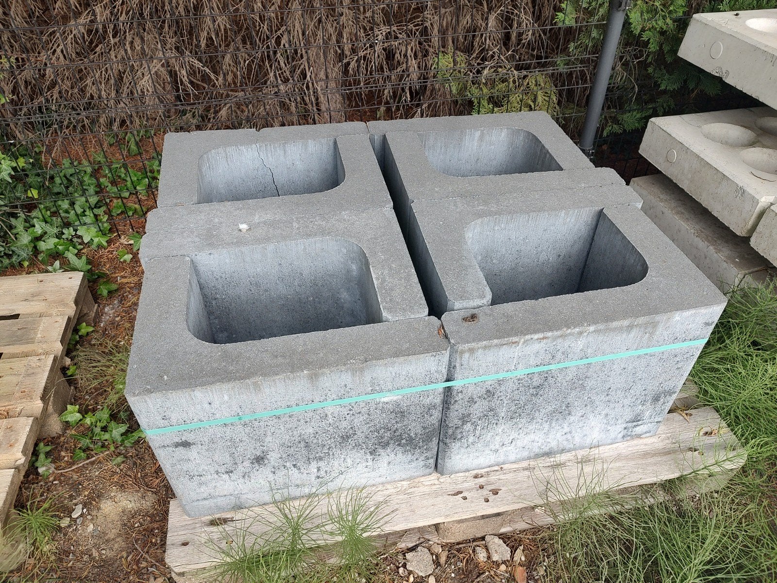 Keermuren in beton, hoogte 50 cm, Ophalen, Nieuw, Beton, Overige typen