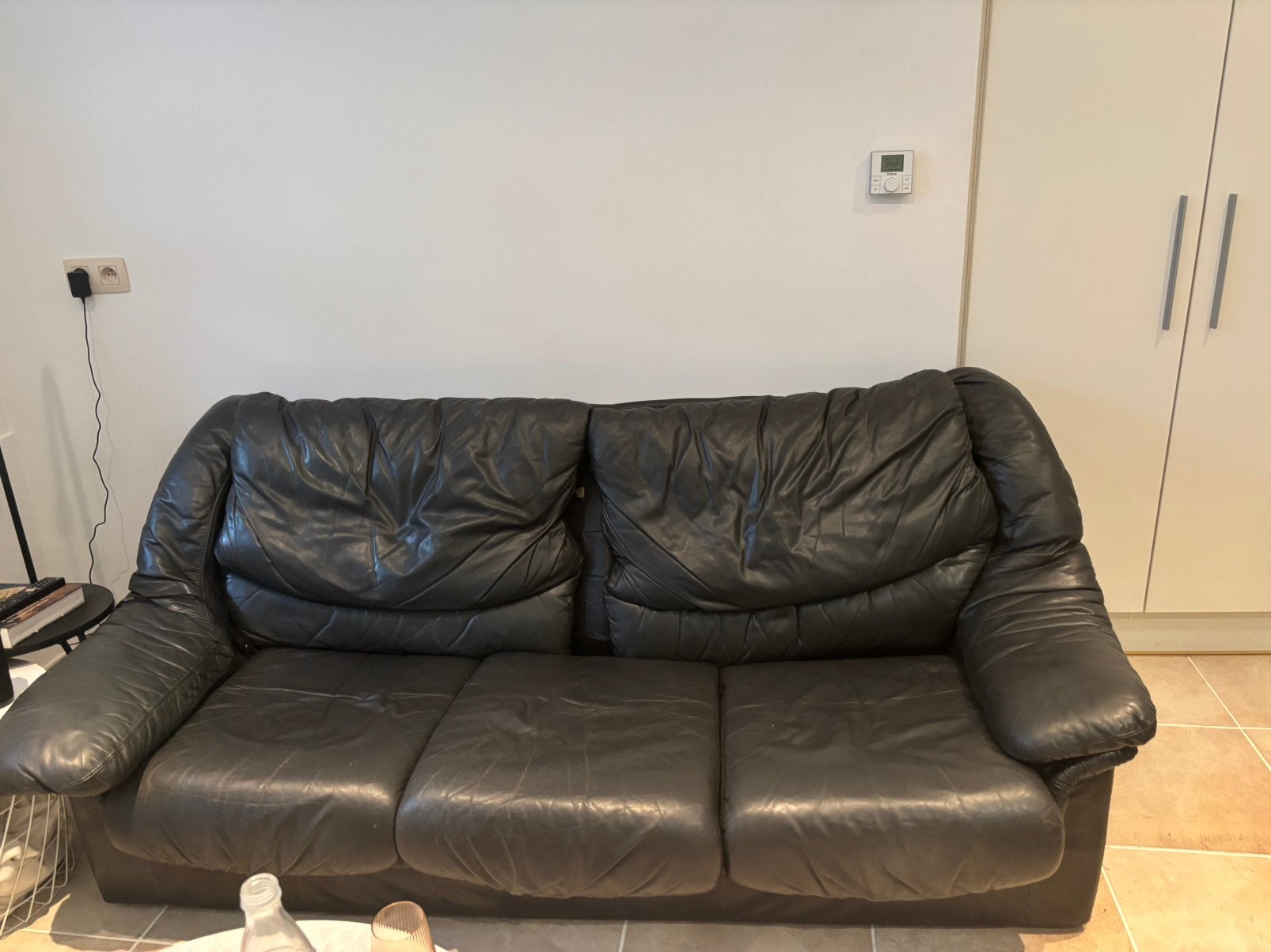 GRATIS zetel in Leuven, Ophalen, Gebruikt, Leer