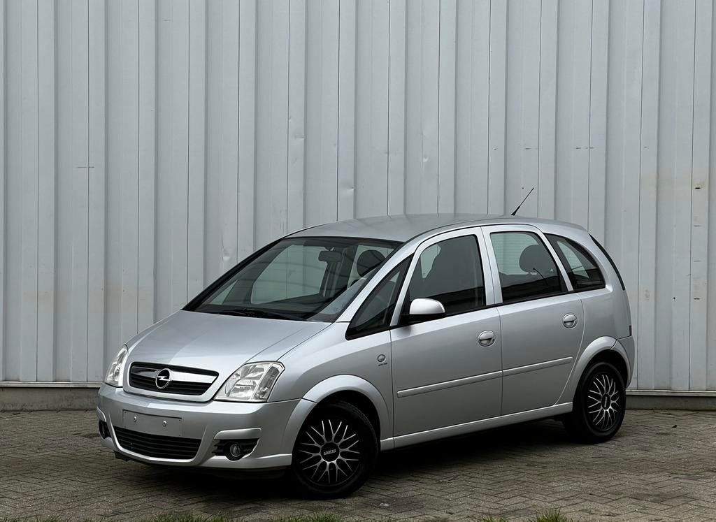 - Opel Meriva - 1.6 Benzine - 112.000km - Airco - Automaat -, Stof, Zwart, Bedrijf, 5 zetels