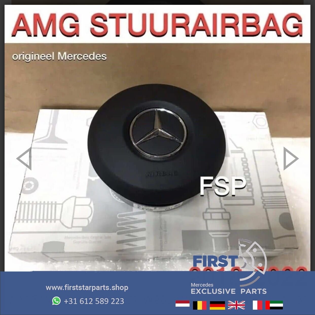 2020 AMG STUUR AIRBAG FACELIFT W177 W247 H247 W205 W213 W167, Gebruikt, -, Ophalen of Verzenden, -