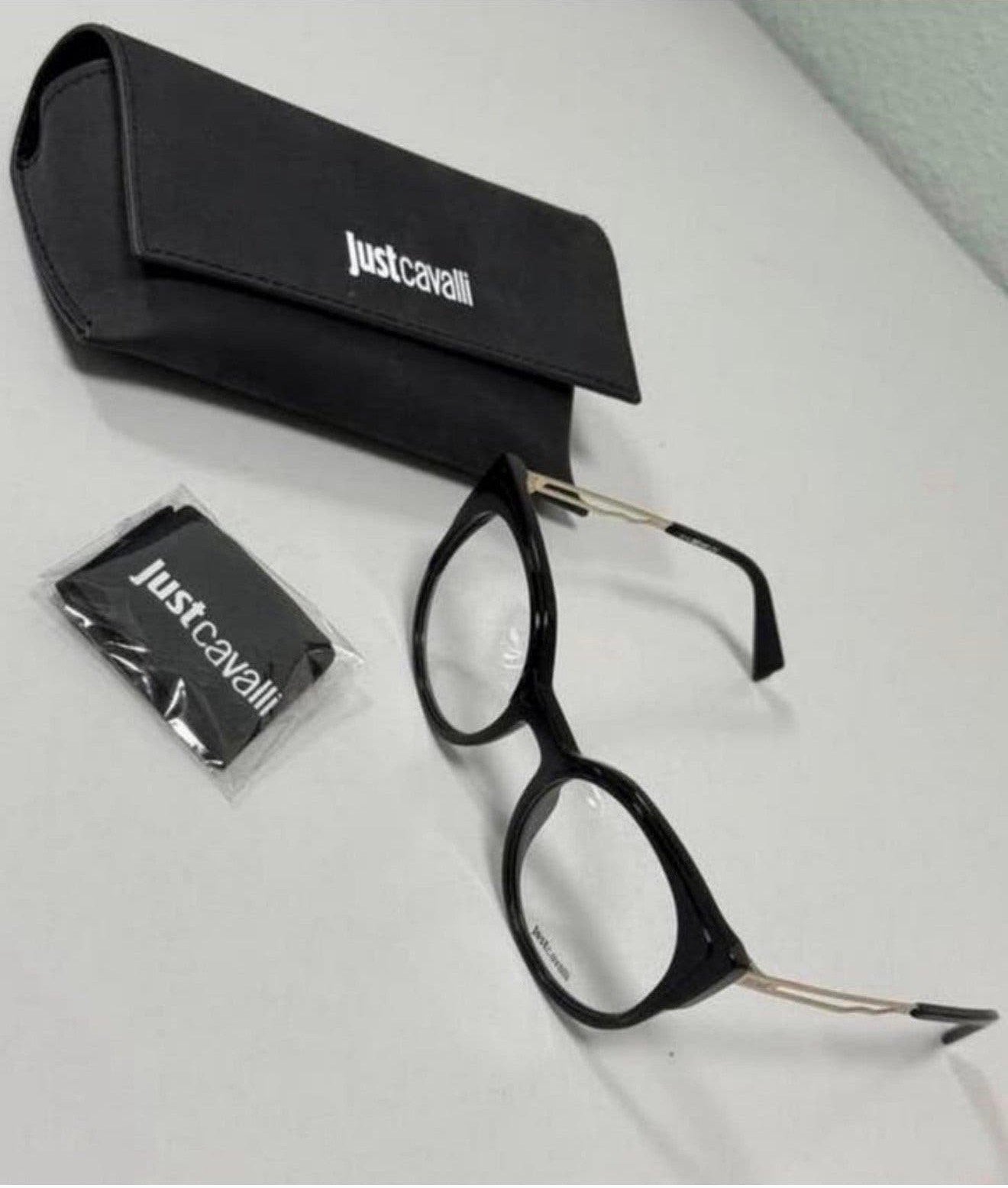 JUST CAVALLI JC0852 005 51-20-145 Lunettes pour femmes NEW, Enlèvement ou Envoi, Neuf, Noir, Lunettes