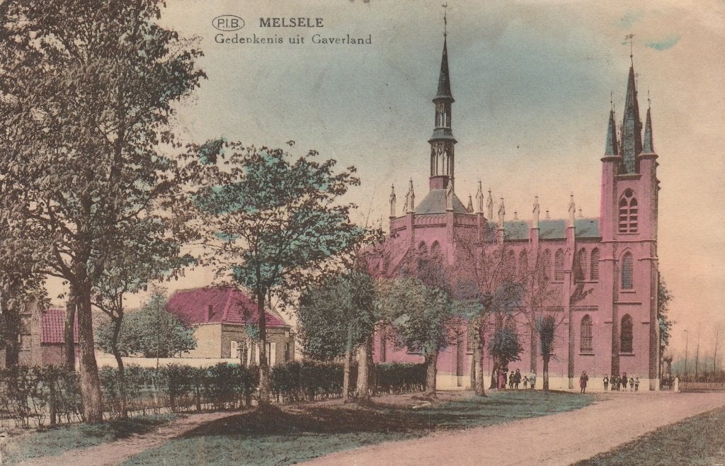 Melsele, Verzenden, 1920 tot 1940, Gelopen, Oost-Vlaanderen