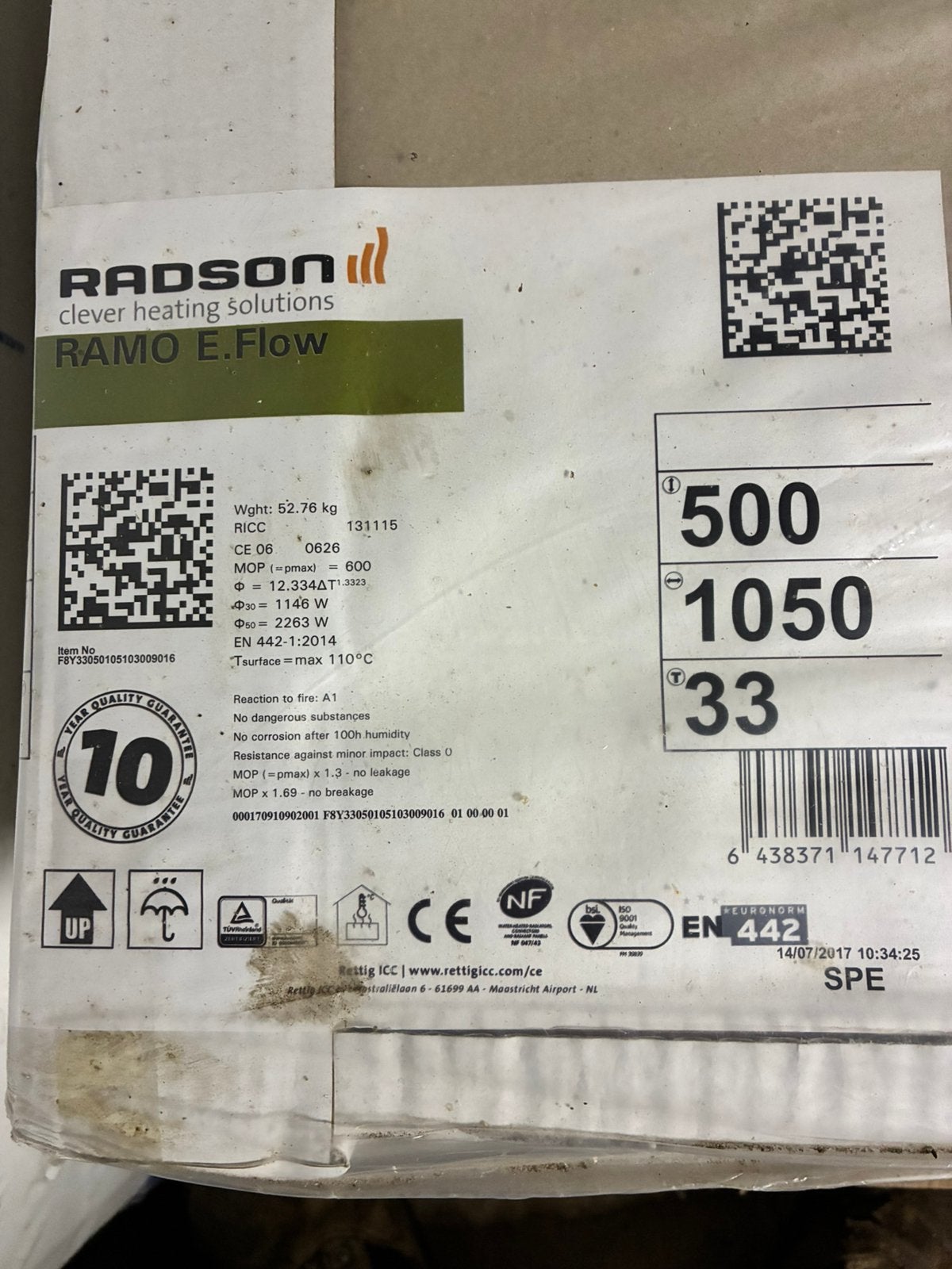 Radiator radson, Enlèvement, Comme neuf, Radiateur