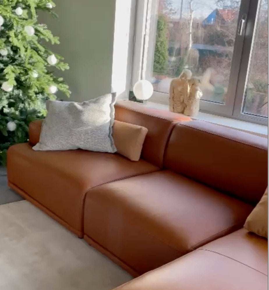 sofa, Huis en Inrichting, Zetels | Zetels, Nieuw, Rechte bank, Tweepersoons, 150 tot 200 cm, 75 tot 100 cm, Leer, Ophalen