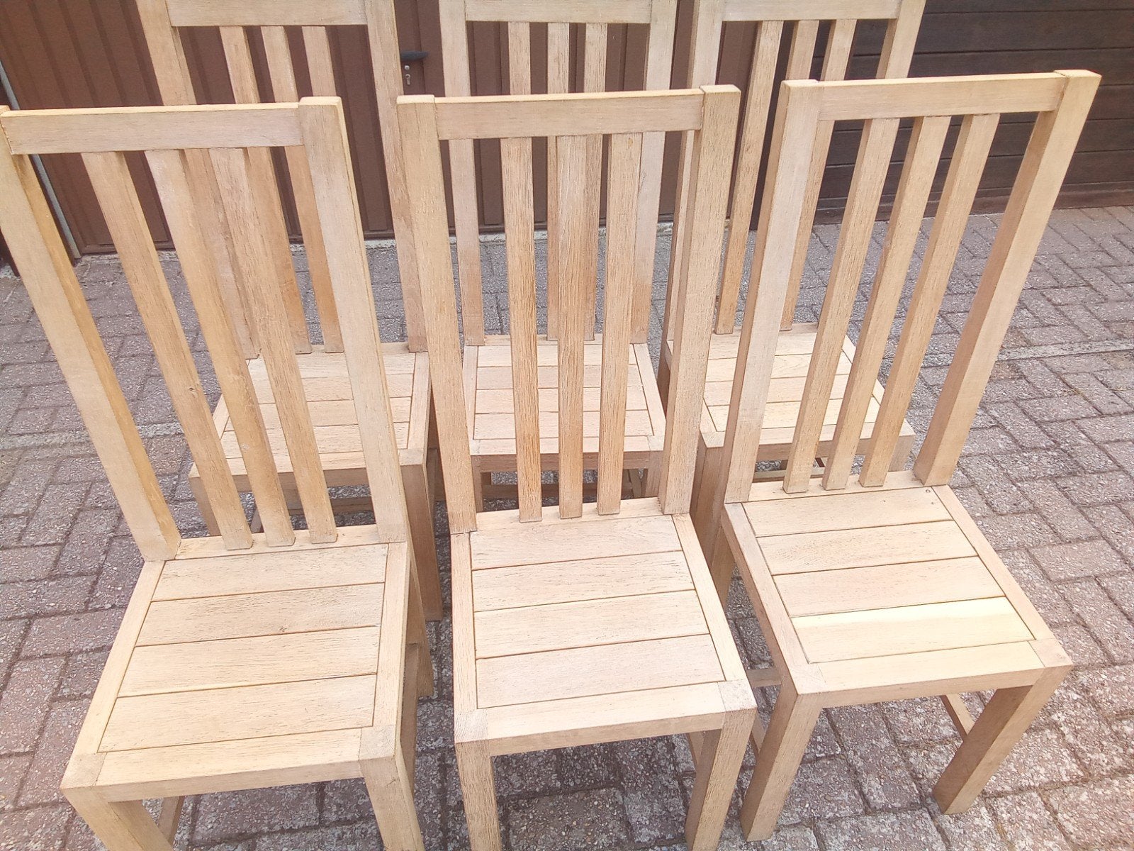 Stoelen eik 6 stuks kunnen ook per stuk verkocht worden, Ophalen