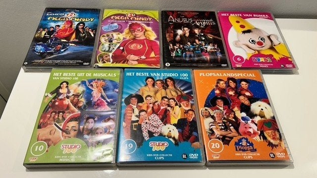 7 DVD's Studio 100, Enlèvement ou Envoi, Utilisé, TV fiction