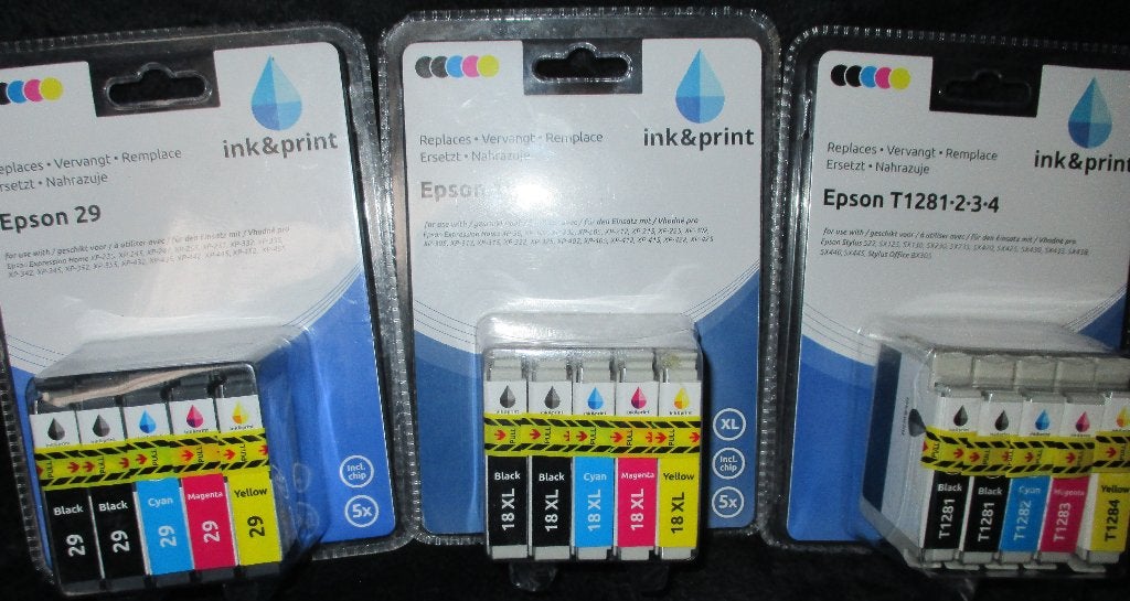 Inktpatronen Epson, 5 euro per pakje, nieuwe staat, Ophalen of Verzenden, Nieuw, Cartridge, Epson