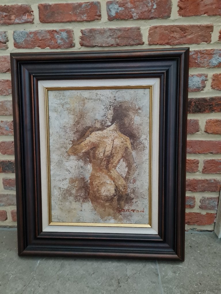 schilderij, Antiquités & Art, Portrait ou Personnes, Peinture à l'huile, Autres styles, Toile