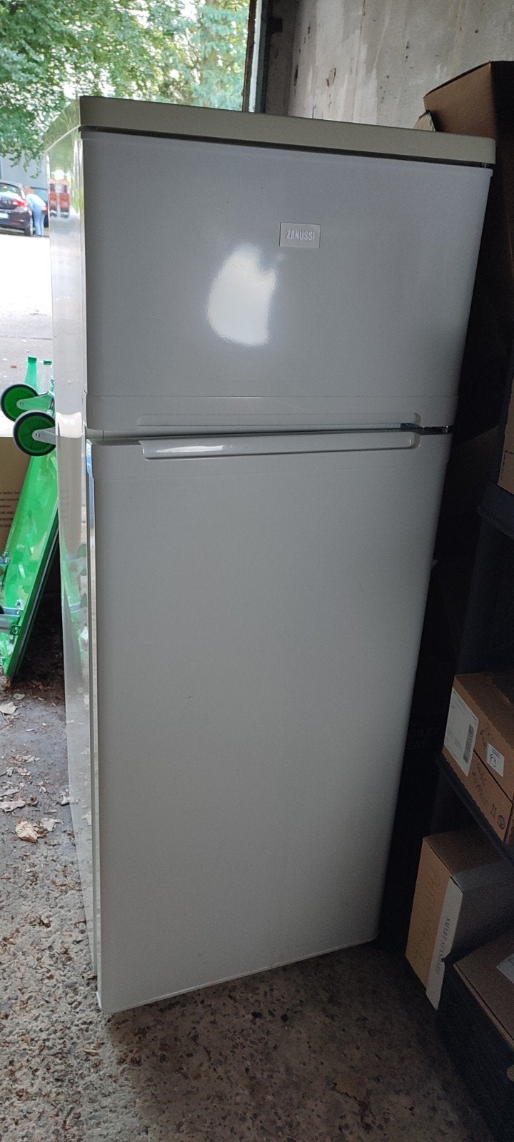Frigo congélateur Zanussi blanc, Electroménager, Enlèvement, Utilisé, Avec compartiment congélateur, 140 à 160 cm