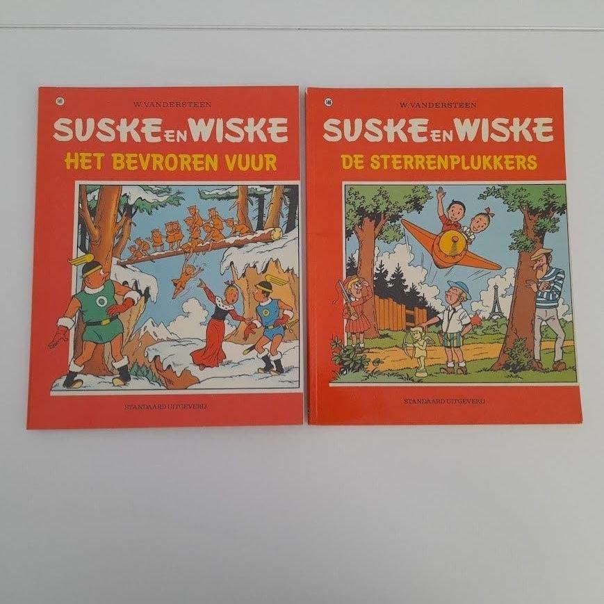 Suske en Wiske 4kleuren reeks eerste druk, zeer mooie staat, Plusieurs BD, Enlèvement ou Envoi, Utilisé, Willy Vandersteen