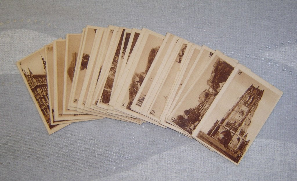 Chromos Zichten België TUYPENS Sint Niklaas 30st, Verzamelen, Gebruikt, Verzenden, 1940 tot 1960, Prent