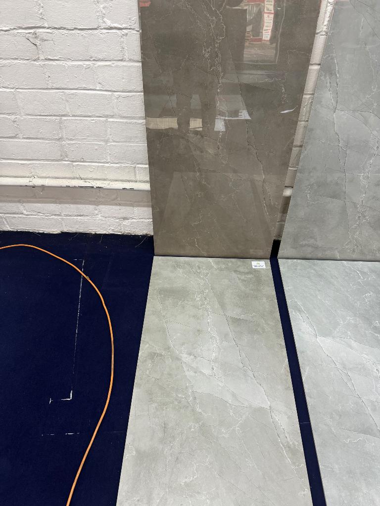 ‼️  Carrelage 60x120 marbré POLI rectifié 1er choix ‼️, Enlèvement, Neuf