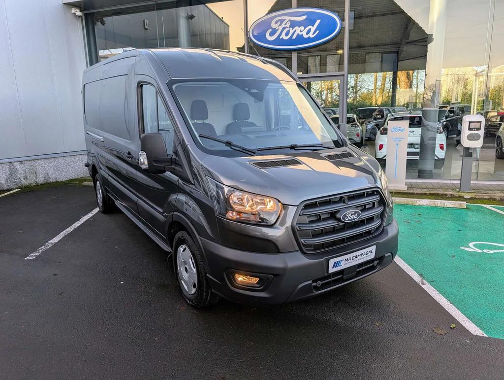 Ford Transit 2T Trend 350L L3H2 2.0TDCi 130pk A8 automaat, Argent ou Gris, Achat, Entreprise, 3 places