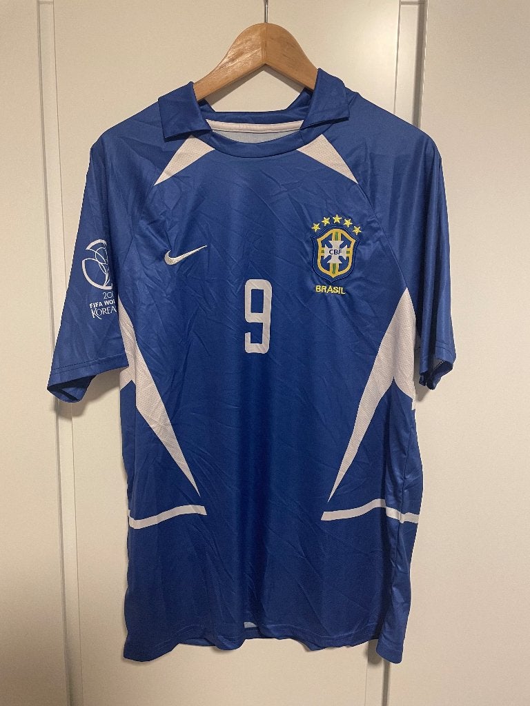 Ronaldo R9 - Brasil, Vêtements | Hommes, Vêtements de sport, Enlèvement ou Envoi, Nike, Taille 52/54 (L), Bleu