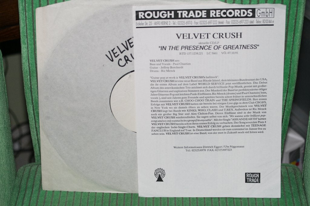 Velvet Crush – promo indie rock Lp, Cd's en Dvd's, LP, Gebruikt, Promo, Ophalen of Verzenden