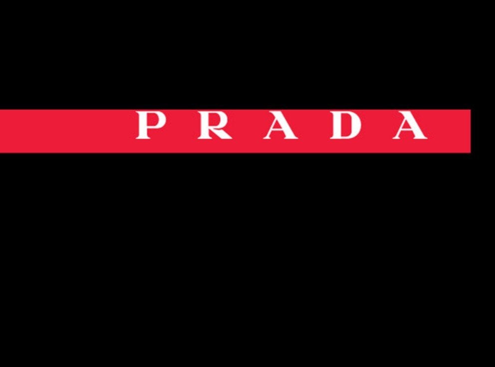 Jupe noire en coton PRADA Linea Luna Rosso S, Prada Linea Luna Rosso, Porté, Noir, Envoi
