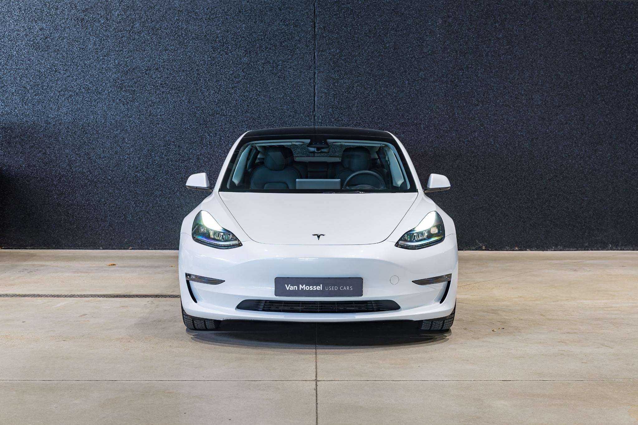 Tesla Model 3 Long-Range Dual Motor AWD PANO DAK | LEDER | N, Auto's, 4 deurs, Gebruikt, 351 pk, Wit