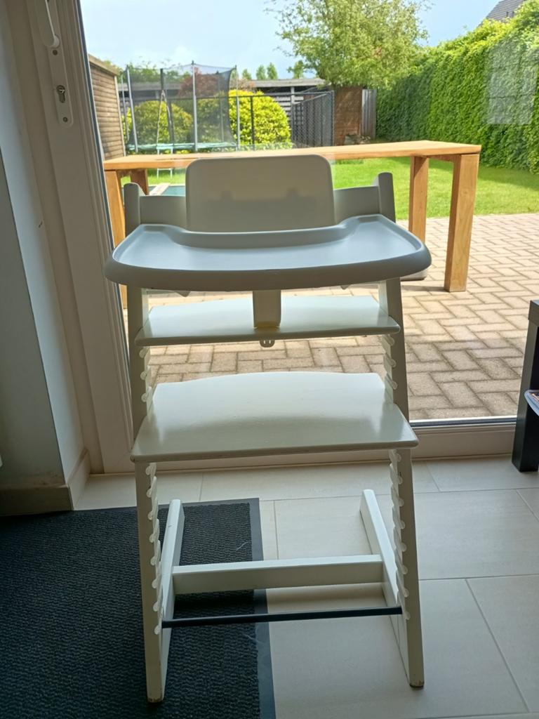 Stokke trip trap, Ophalen, Gebruikt, Meegroeistoel, Gordel(s)
