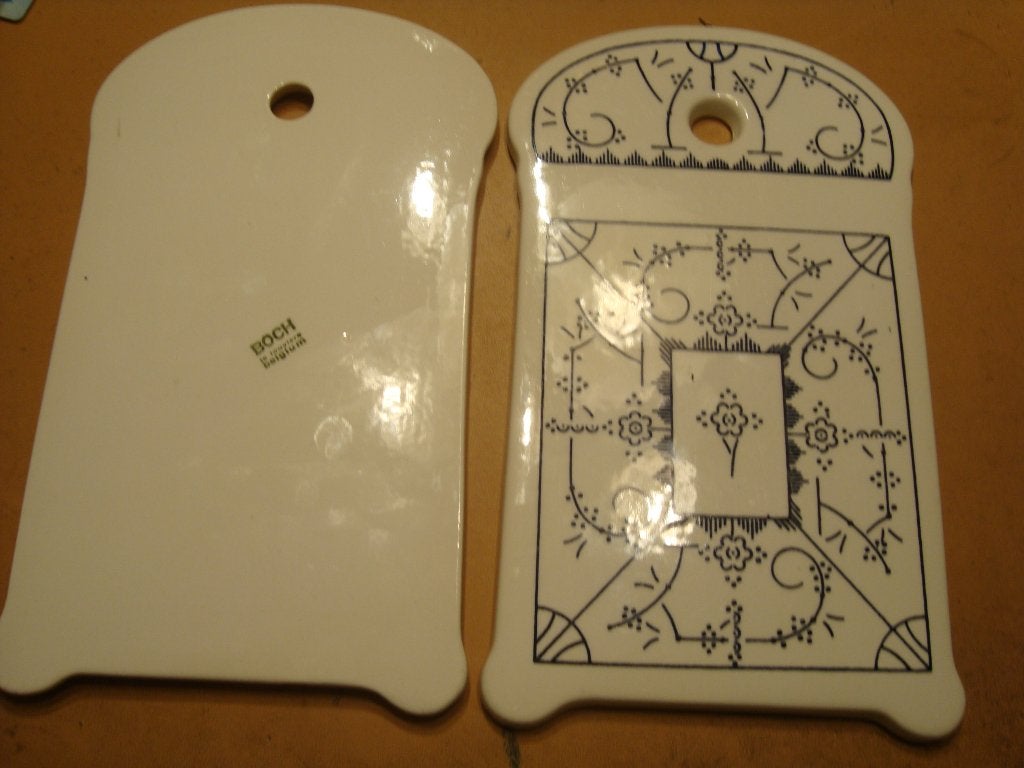 2 Broodplankjes Boch., Ophalen