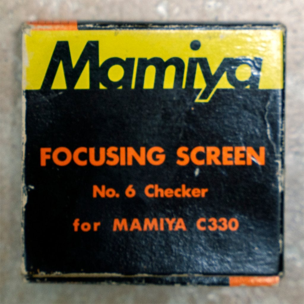 Écran de focalisation Mamiya C330 n 6 Checker, TV, Hi-fi & Vidéo, Appareils photo analogiques, Enlèvement ou Envoi, Utilisé, Autres Marques