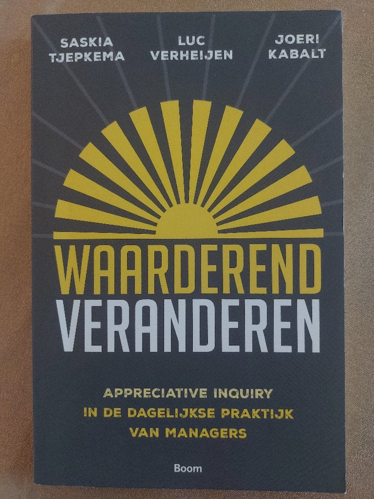 Waarderend veranderen, Enlèvement, Utilisé, Enseignement supérieur professionnel