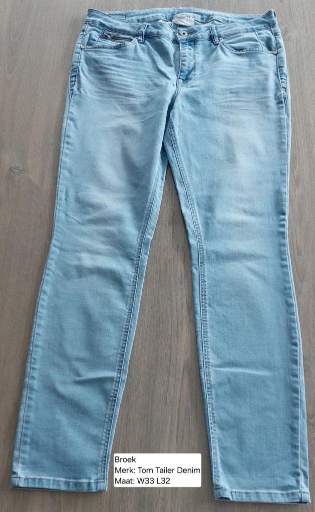 Broek dames: merk Tom Tailer Denim maat W33 L32 (NIEUW), Kleding | Heren, Broeken en Pantalons, Maat 52/54 (L), Blauw, Nieuw, Tom Tailor