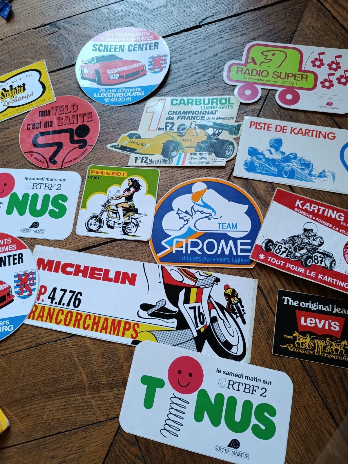 Autocollants vintage, Motoren, Accessoires | Stickers, Ophalen of Verzenden