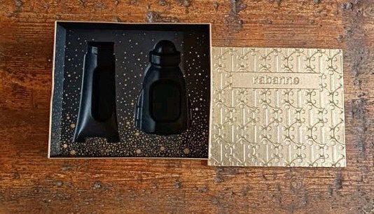 Boite de parfum vide / Rabanne - Paco Rabanne, Enlèvement ou Envoi, Comme neuf, Autres types
