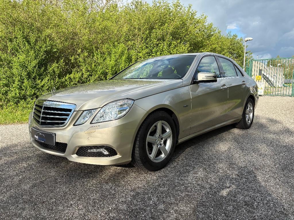 Mercedes E 200 CDI BE Avantgarde - Garantie / Ohb / Leder, Auto's, Beige, 4 cilinders, Beige, Leder